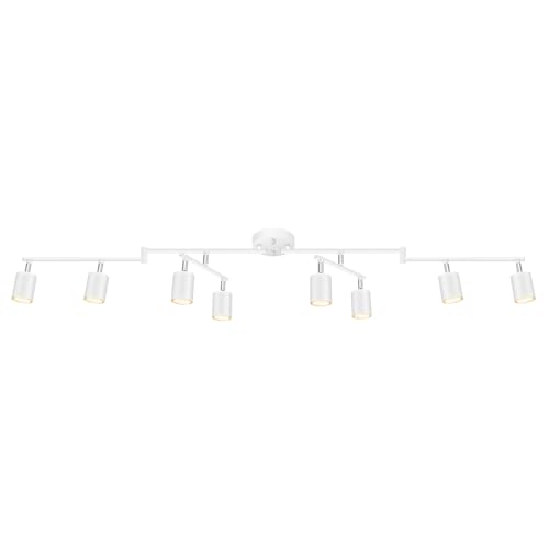 White Track Lighting Fixture Ceiling (White Track Lighting fixture / 8-Light Track Lighting(White))