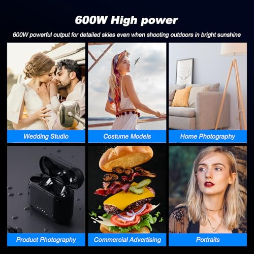 AD600BM Series Bowens Mount 600Ws Led Video Light High Speed Sync Outdoor Studio Flash Strobe with 2.4G Wireless X System