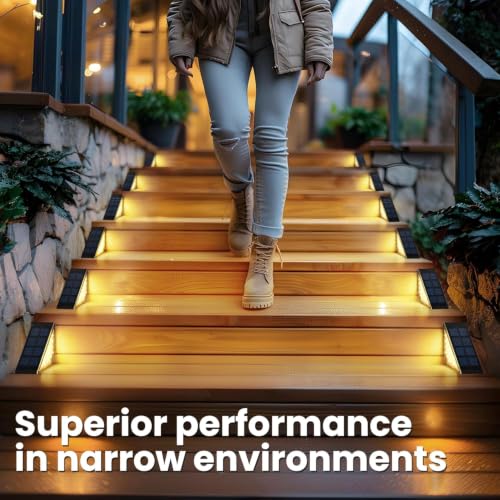 Solar Step Lights for Outside (Warm White / 20)