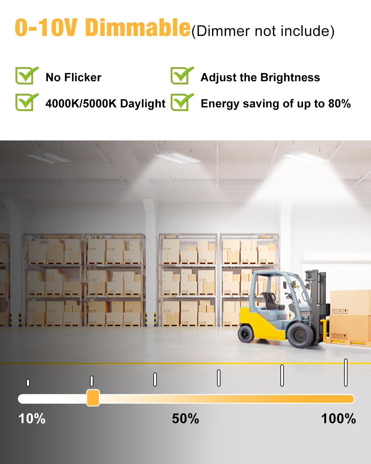 LED Linear High Bay Light 300W (3FT)