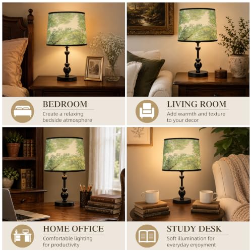 Drum Lamp Shades Set of 2 (Spring Forest)