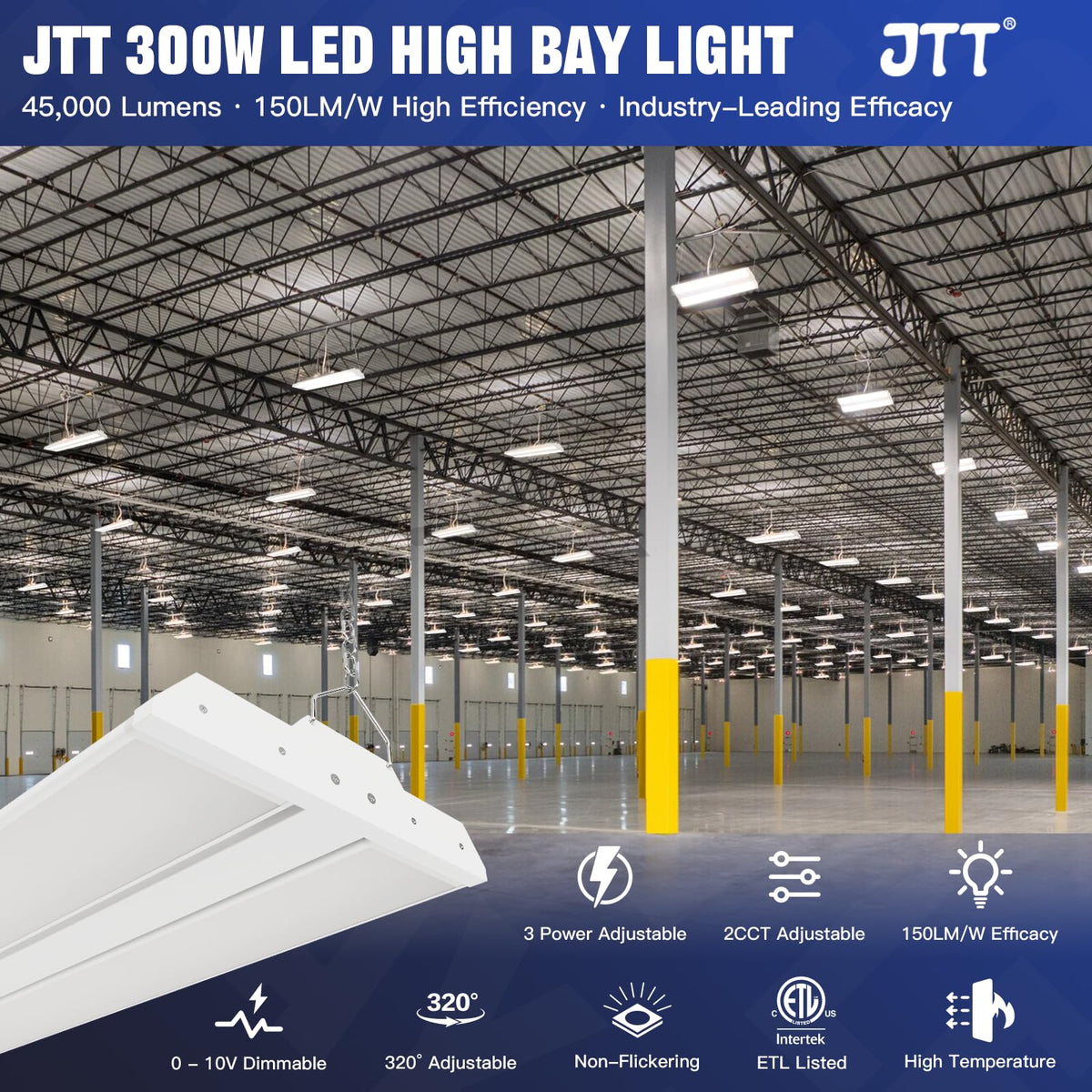 300W LED Linear High Bay Light