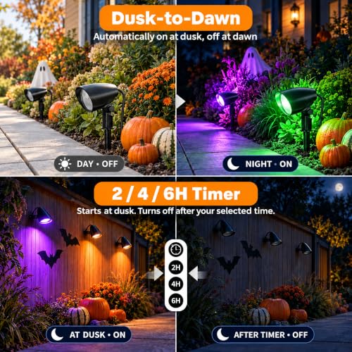 RGBW Low Voltage Landscape Lighting Kit