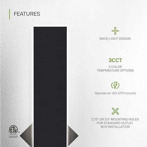 72" LED Linear Wall Sconce (Black)