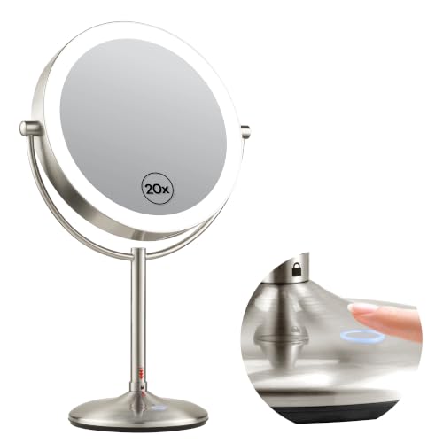 20x Makeup Mirror with Lights