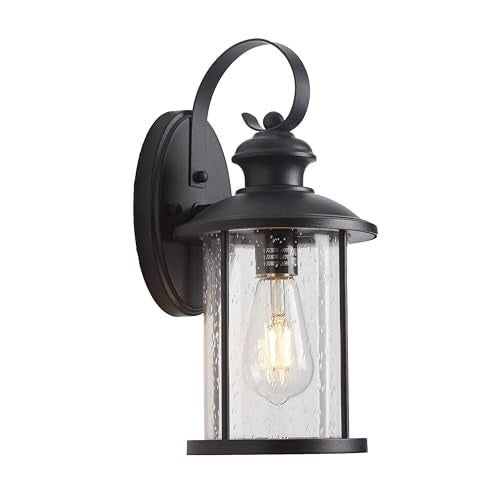 13.75" Matte Black Farmhouse Outdoor Wall 1 Pack (Black / 1 Pack H13.75")