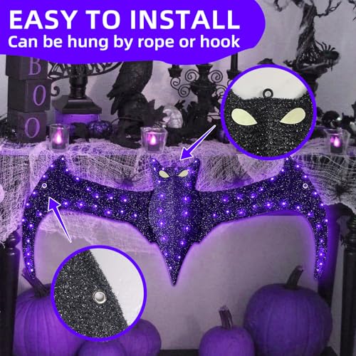 Halloween Bat Spider Decorations