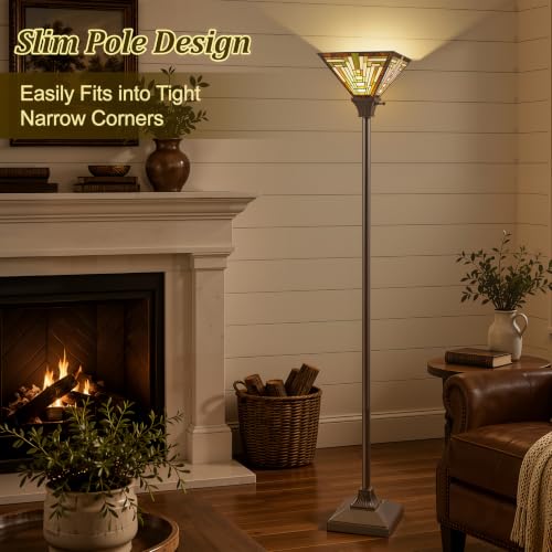 Tiffany Floor Lamp (Mission Geometric)