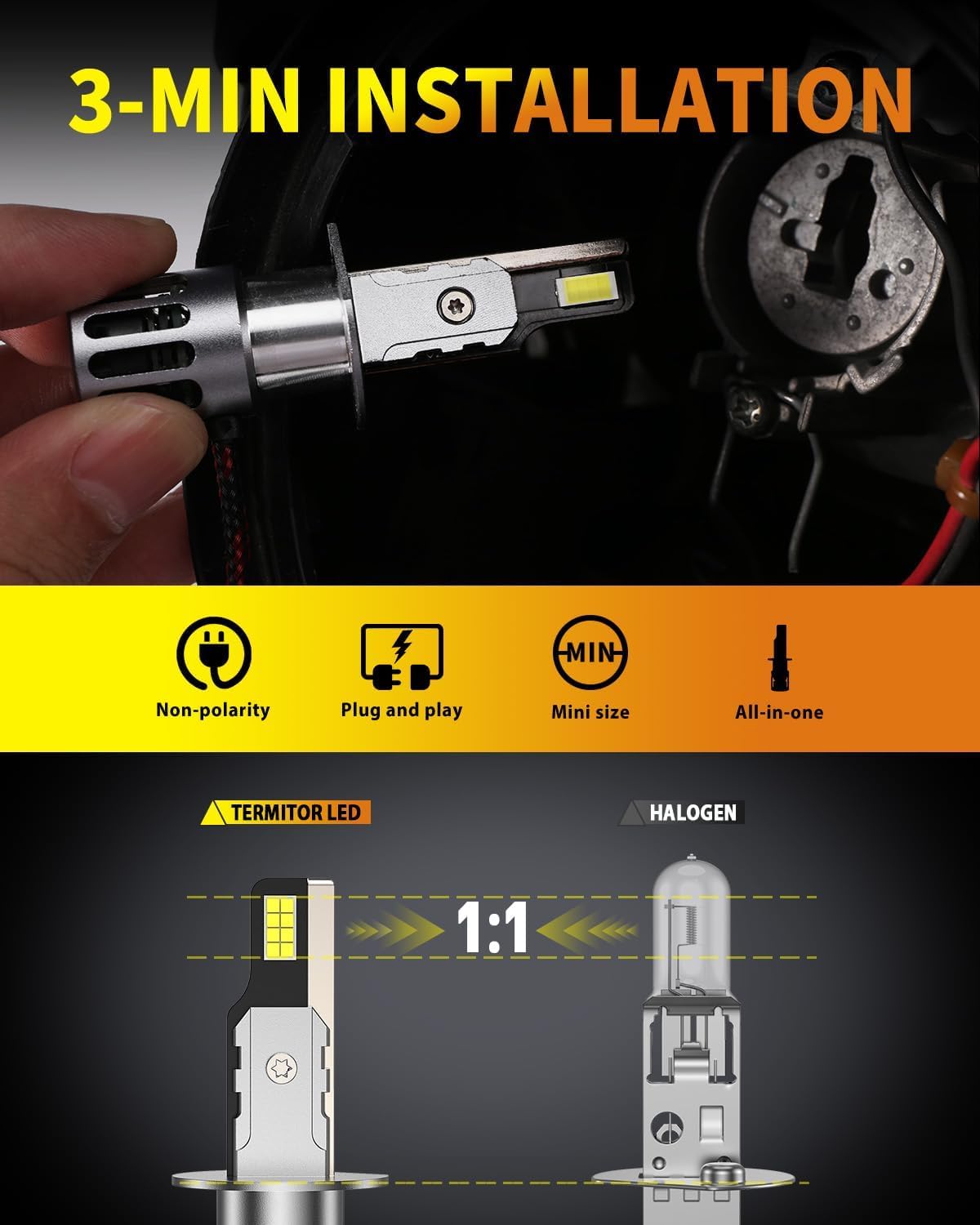 New Gen H1 Light bulbs (H1 (H1LL))