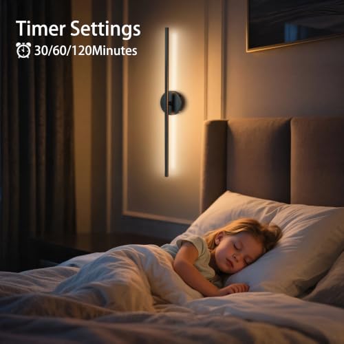 Rechargeable Wall Sconce Set of Two (Matt Black / Large Round)