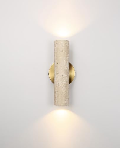 Natural Stone Wall Light Fixture