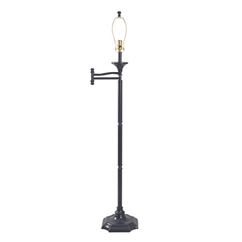 33051BBZ Wentworth Swing Arm Floor Lamp with Burnished Bronze Finish (Swing Arm Floor Lamp)