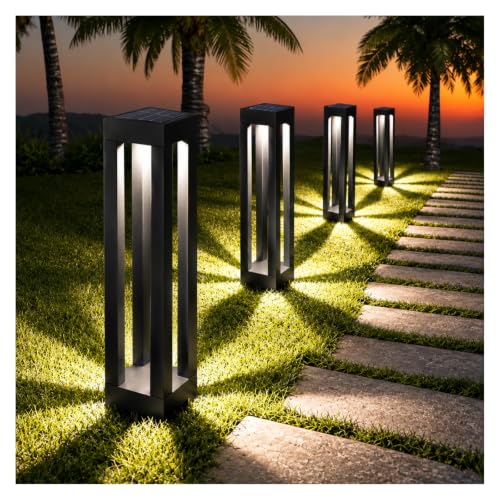 Outdoor Solar Pathway Lights (22"H - 4Pack)