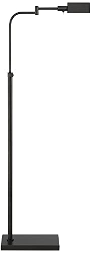 Keegan Dark Bronze Adjustable Swing Arm Pharmacy 54" Tall Floor Lamp (Dark Bronze)