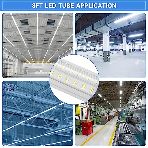 8Ft LED Shop Light Fixture 8pack
