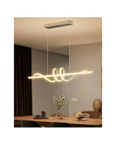 39.4in Kitchen Island Light (Chrome Silver / 39.4in)