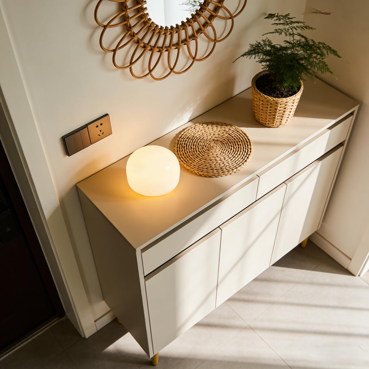 Marble Lamp Table Lamp Unique Stone Touch Lamp Pat Lamp Type (Bread Jade)