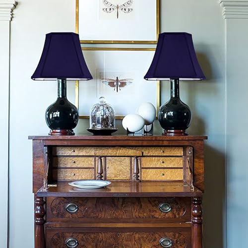 Blue Lamp Shade for Table Lamps (8 x 14 x 11 inches - 1 Pack / Blue)