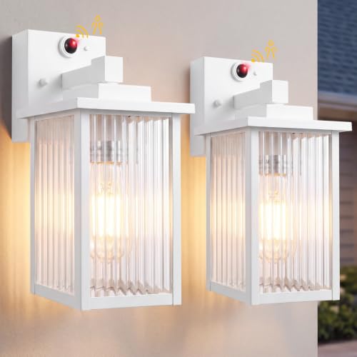 2 Pack Motion Sensor Wall Light (White / 10.6''-2 Pack)