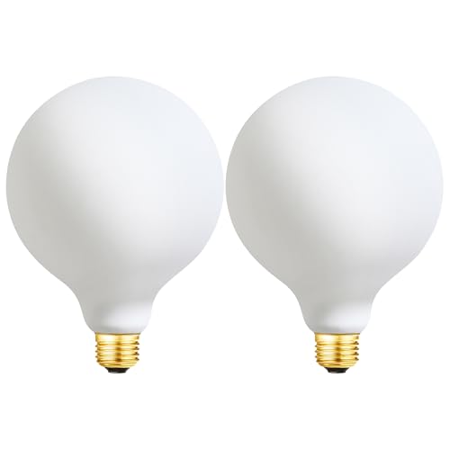 G40 LED Light Bulb 4W Dimmable Flick (4w=40w 4000k 2pack)