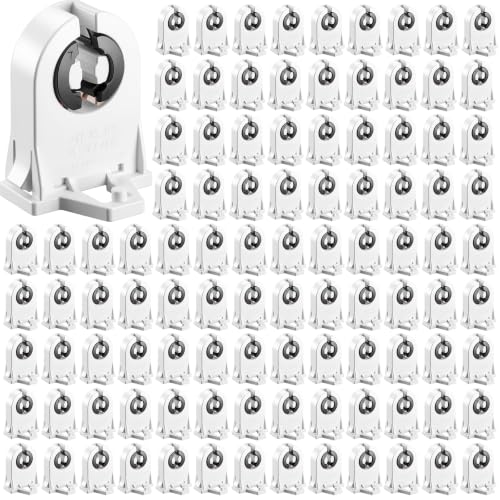 100 Pack Non Shunted LED Tombstones T8 T12 Lamp Holder (T8 T12)