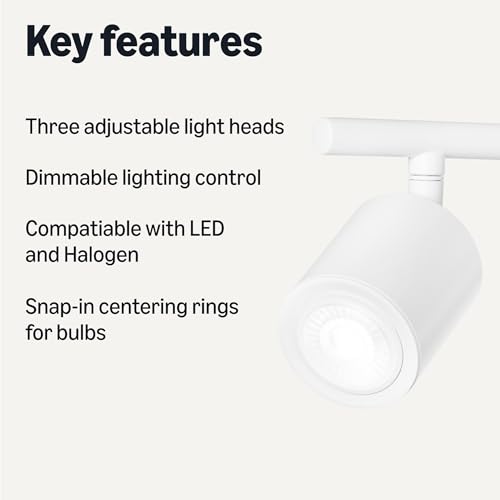 3 Light Track Lighting Kit (White)