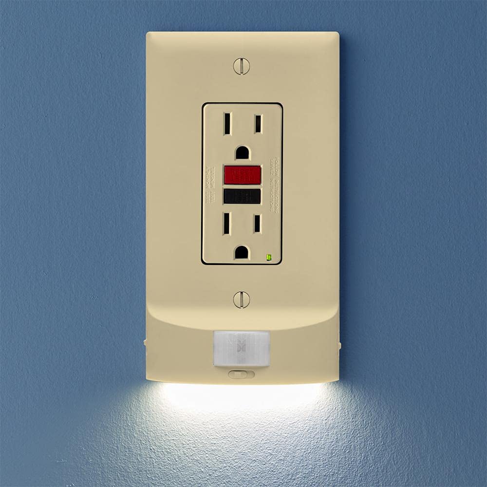 5 Pack MotionLight [for GFCI Outlets] (GFCI (5 Pack) / Ivory)
