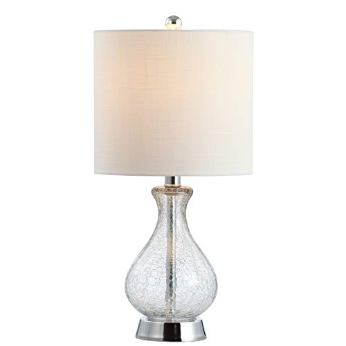 Playa Table Lamp 21" Crackled Glass and Metal