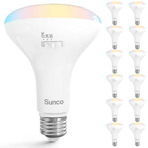 Sunco 12 Pack BR30 LED Bulb Flood Light (12 Count (Pack of 1))