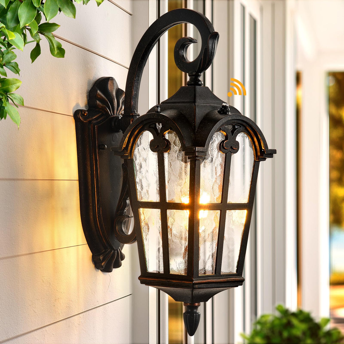 Exterior Lighting Fixtures (Vintage ORB(Gold Trim) / Down 1-Pack)