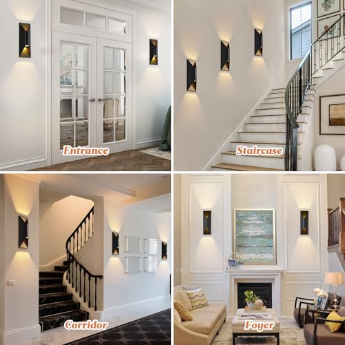 Outdoor Wall Light Fixture (Black / 1 Pack)