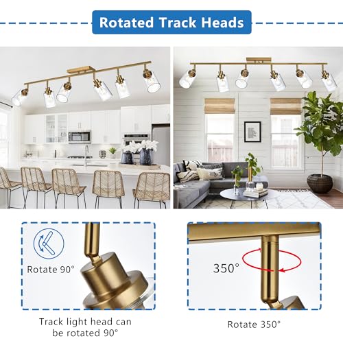 6 Light Multi (Brass / 6-Light)