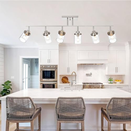 6 Light Directional Track Lighting Kit (Brushed Nickel / 6-Light)
