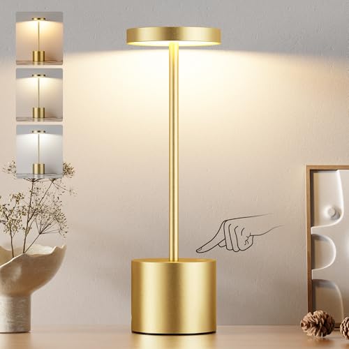 Cordless Lamp (Gold Lamp / 1 Pack)