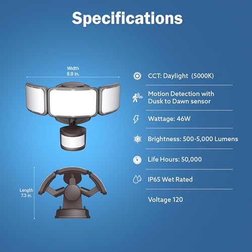 LED Outdoor Security Floodlight