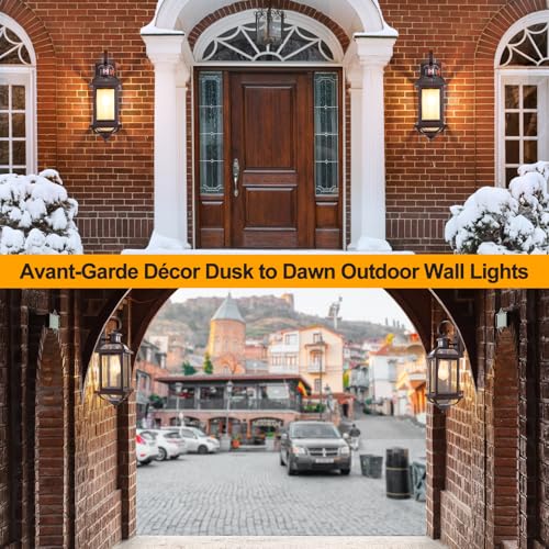 Motion Sensor Outdoor Lights Dusk to Dawn Enclosed Bottom (Oil-Rubbed Bronze / Motion Sensor)