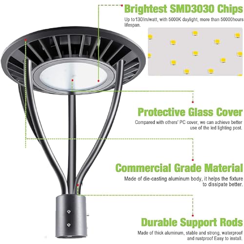 LED Lantern Post Top Pole Light