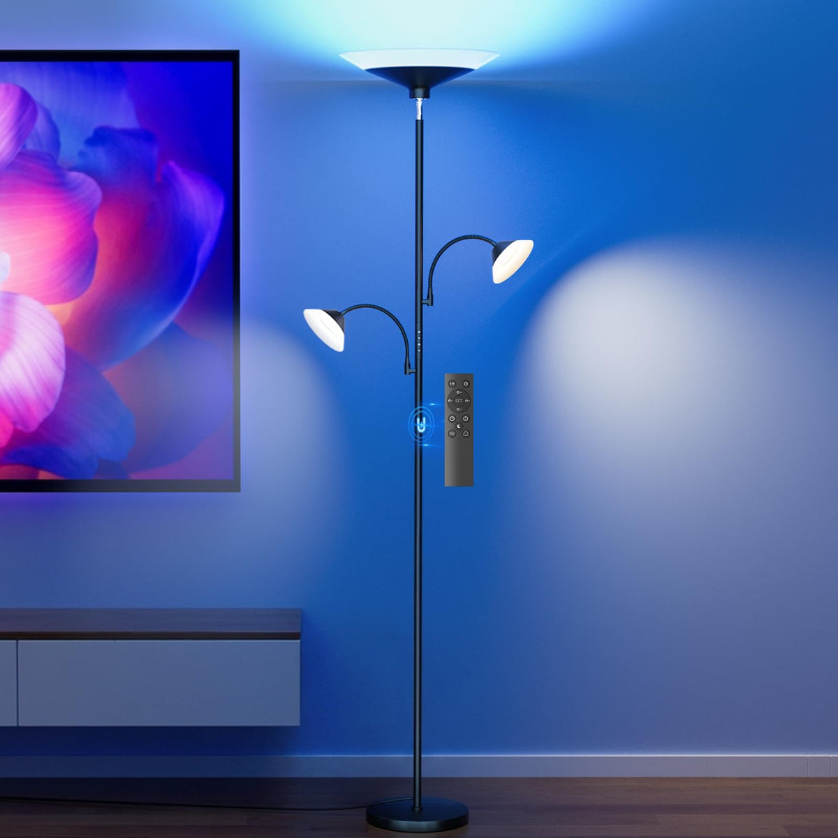 3 Way Torchiere Floor Lamp (RGB (Red, Green, Blue))