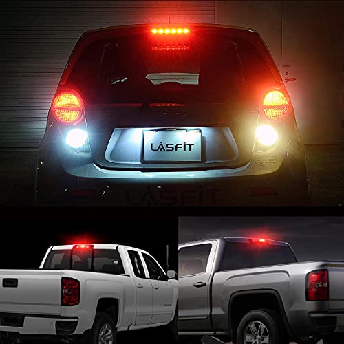 921 LED Bulb Red Third Brake Light Fit for 2019 (Red / 921/912/T15)