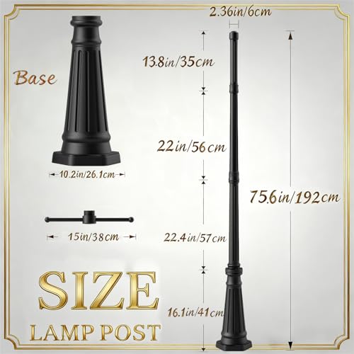 Universal Outdoor Post Light Pole