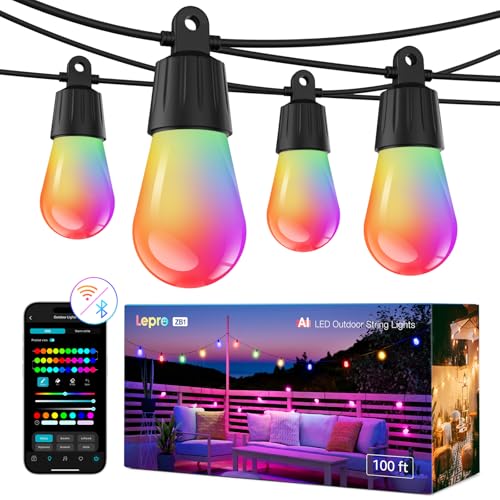 ZB1 AI Smart Outdoor String Lights (100 FT)