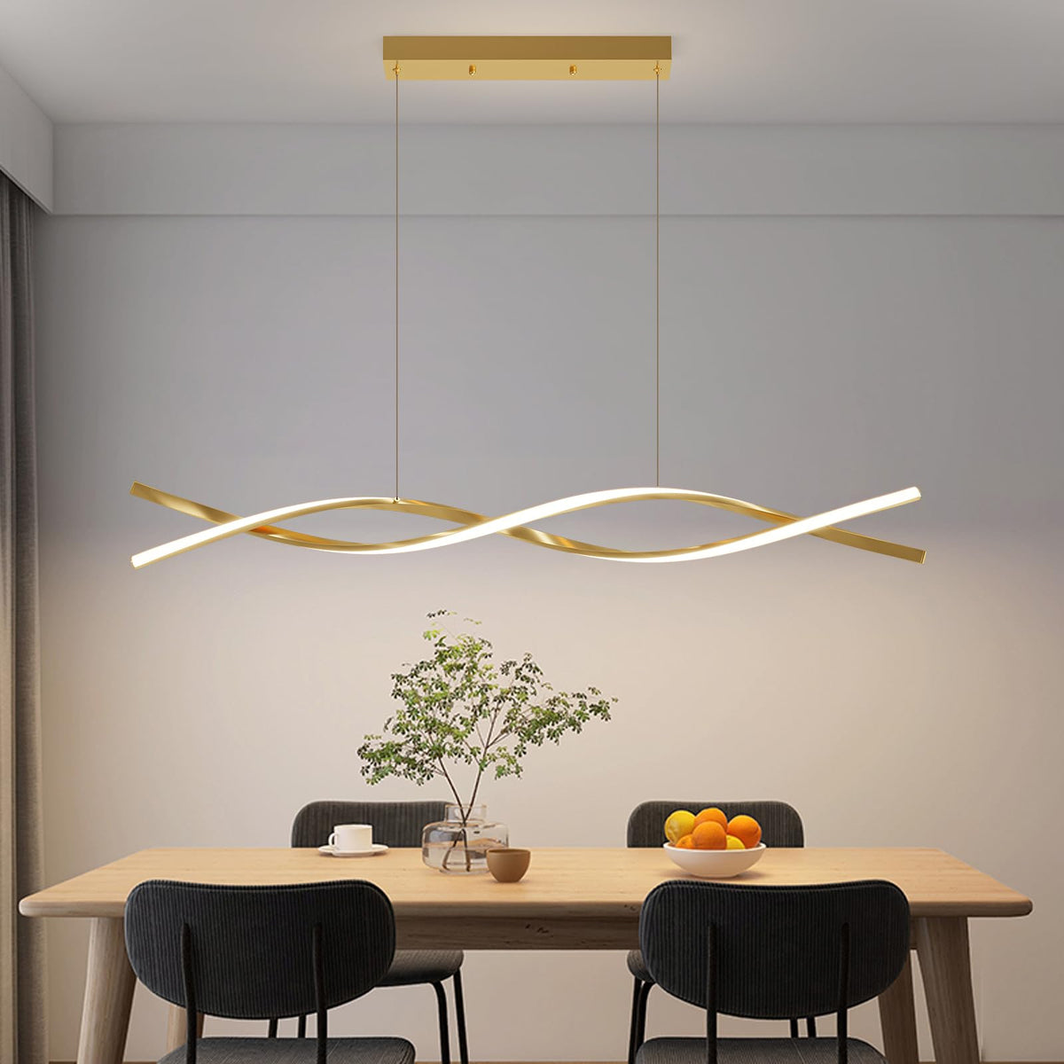 Modern Ceiling Pendant Light (D / 39IN)