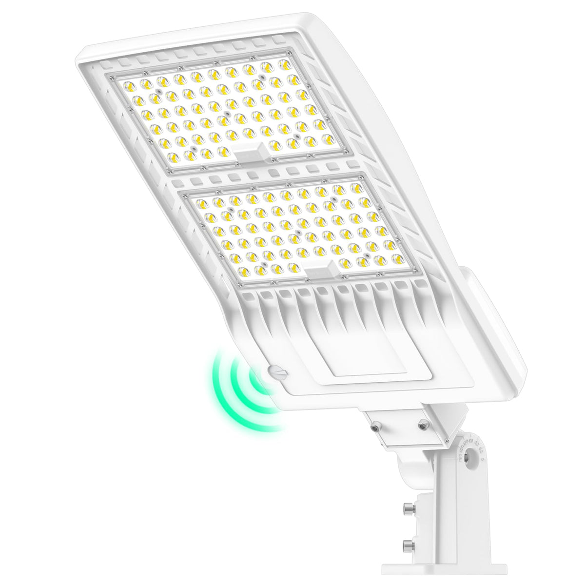 400W LED Parking Lot Lights Arm & Slip Fitter Mount Dusk to Dawn UL Listed (400W)