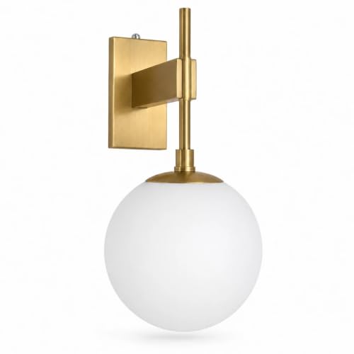 18.1" Dusk to Dawn Outdoor Wall Sconce (Brass (with Photocell))