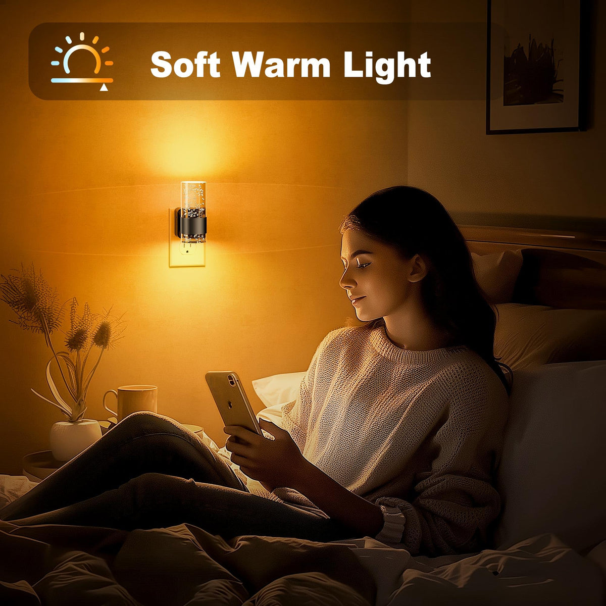 Night Light Amber (Pure Black)