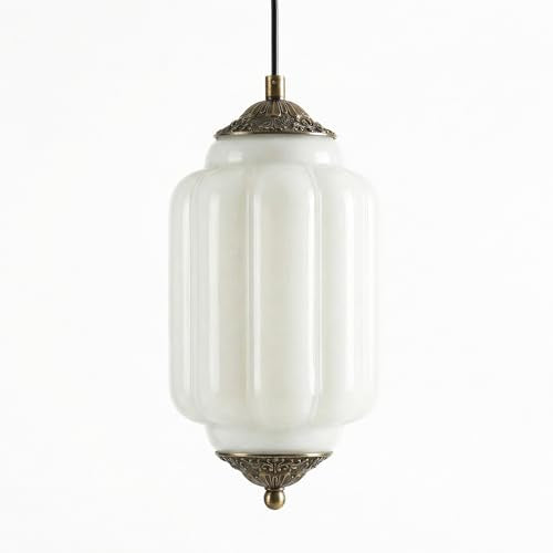 Vintage Milk Glass Pendant Lights Kitchen