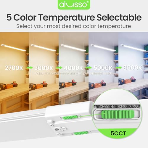 LED Shop Lights 4FT for Garage (60W 5CCT 6000LM)