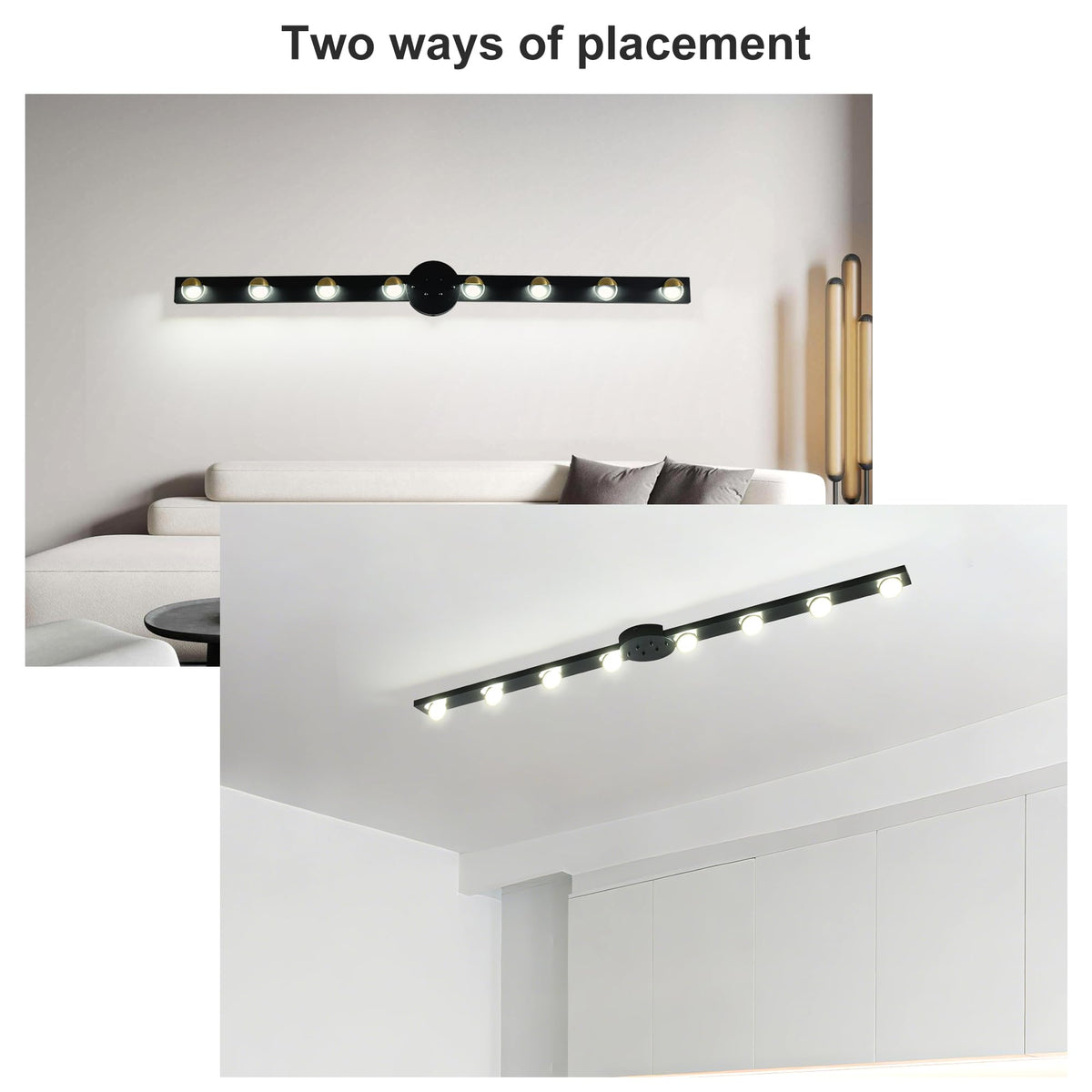 Modern Ceiling Light Track Lighting (Black)
