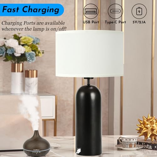 Round Table Lamp Set of 2