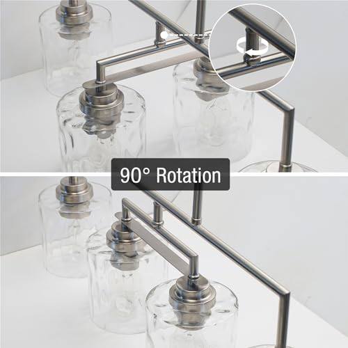 Monroe 28" Modern 4 (Brushed Nickel)
